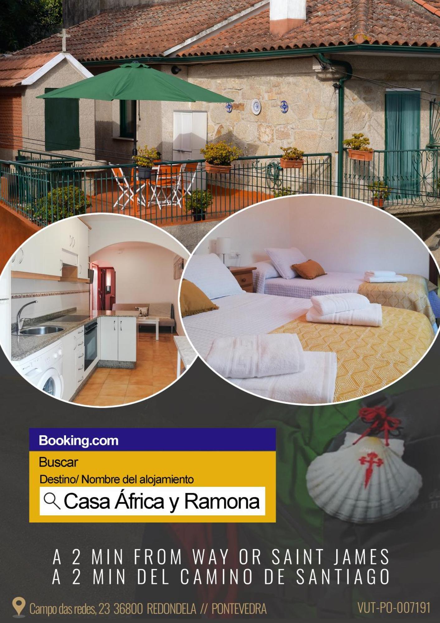 Апартаменты Casa Africa Y Ramona Редондела Экстерьер фото